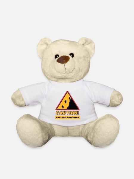 Pinguin Statement Vögel Tier Südpol - Teddy - Weiß
