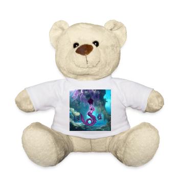 Wunderbare Meerjungfrau in der Tiefsee - Teddy - Weiß - Vorne