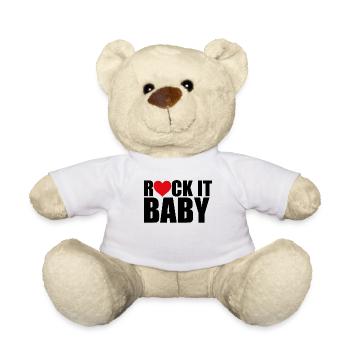 ROCK IT BABY - MUSIK - KIND - MUSIKER - Teddy - Weiß - Vorne