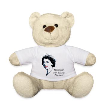 Hommage à Elizabeth - Cadeau - T-shirt - Nounours - blanc - Devant