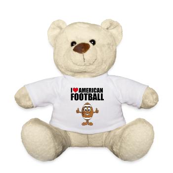 I LOVE AMERICAN FOOTBALL - SPORT - Teddy - Weiß - Vorne