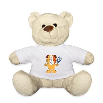 TENNIS - SPORT - MEERSCHWEINCHEN - TIER - Teddy - Weiß - Vorne