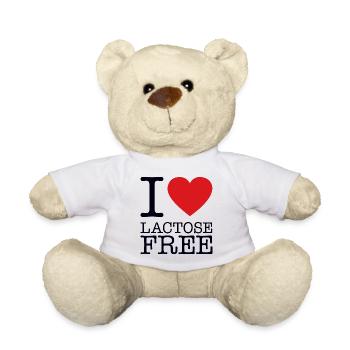 I LOVE LACTOSE FREE - Teddy - Weiß - Vorne