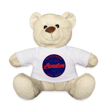 London England UK - Teddy Bear - white - Front