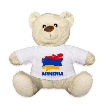 Armenia, Armenia, Armenian - Teddy Bear - white - Front