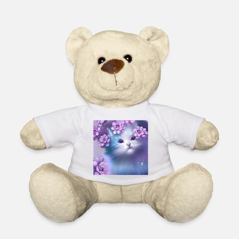 Chaton mignon - Nounours - blanc