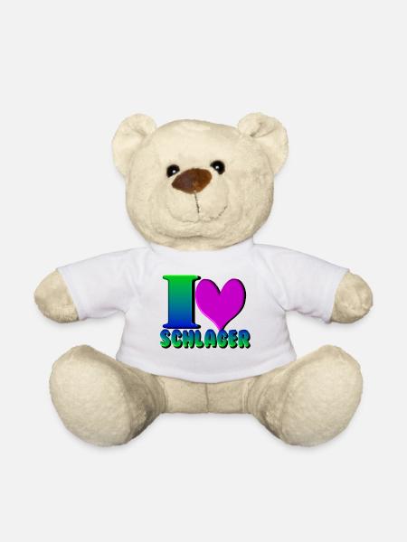 Schlager Party , Schlager Musik , Love Schlager - Teddy - Weiß