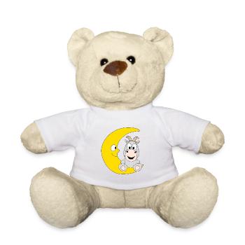 MOND - ZIEGE - TIER - KIND - BABY - TIERISCH - Teddy - Weiß - Vorne
