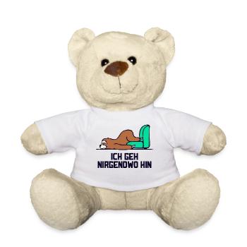 Säugetier Tier faultier Statement Langschläfer - Teddy - Weiß - Vorne