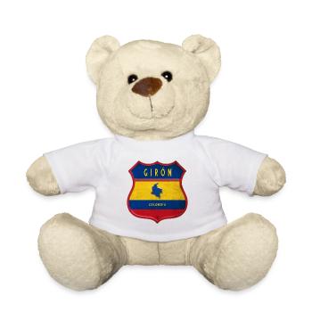 Design des armoiries de Giron, Colombie - Nounours - blanc - Devant