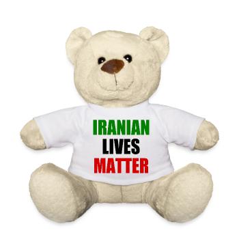 Iranian lives matter - Teddy Bear - white - Front