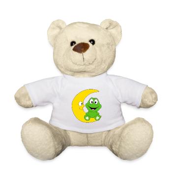 FROSCH - MOND - TIER - KIND - BABY - Teddy - Weiß - Vorne