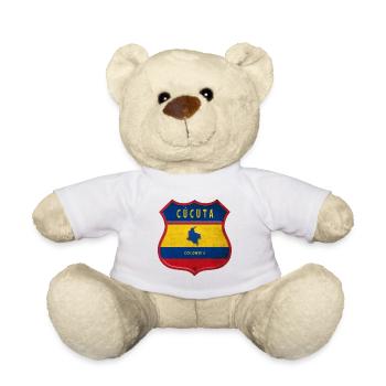 Design des armoiries de Cúcuta Colombia - Nounours - blanc - Devant