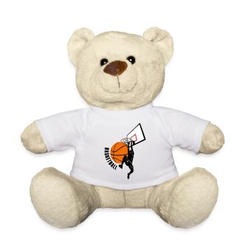 Basketball - Teddy - Weiß - Vorne