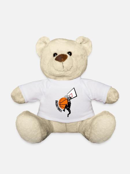 Basketbal - Teddy - wit