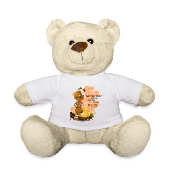 Lebkuchenmann Weihnachten - Teddy - Weiß - Vorne