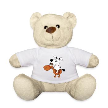 HUND - PFERD - PONY - REITEN - TIERE - Teddy - Weiß - Vorne