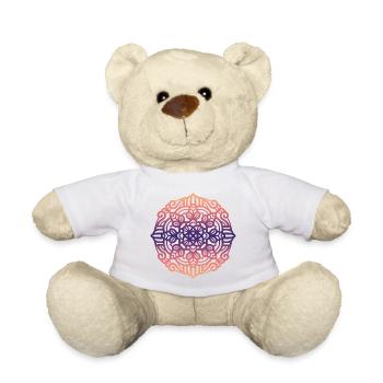 Mandala - Teddy Bear - white - Front