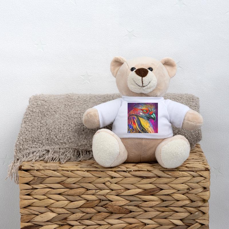 Wunderbare bunte Krähe Teddy