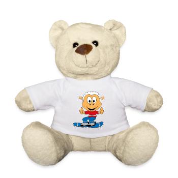 SCHAF - SNOWBOARD - WINTERSPORT - TIER - SPORT - Teddy - Weiß - Vorne