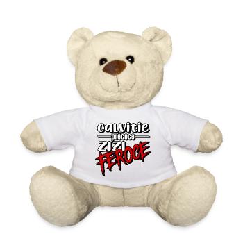 calvitie précoce, zizi féroce - Nounours - blanc - Devant