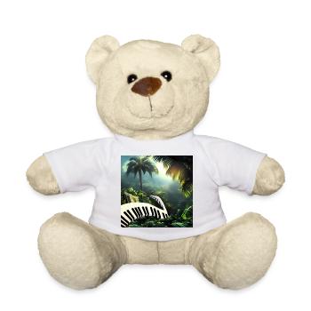 Piano in the jungle - Teddy Bear - white - Front
