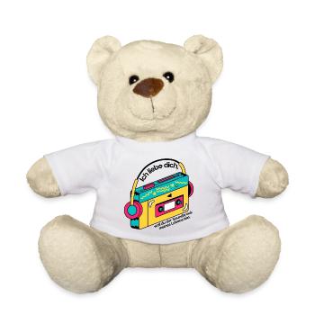 Du bist der Soundtrack meines Lebens - Meine Liebe - Teddy - Weiß - Vorne