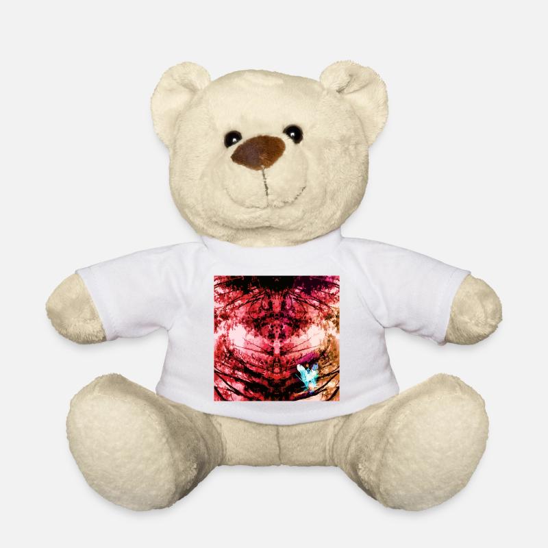 Forêt Rouge Manala - Nounours - blanc