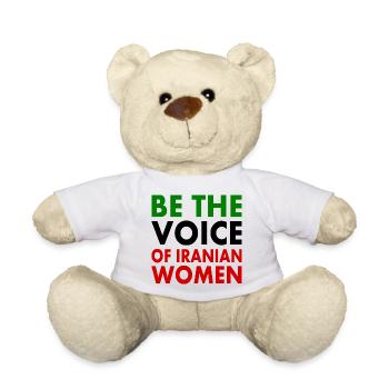 Be the voice of iranian women - Nounours - blanc - Devant