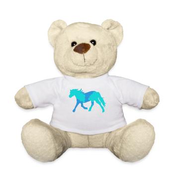 Cool Pferde Islandpferde Pferdeliebe Ross - Teddy - Weiß - Vorne