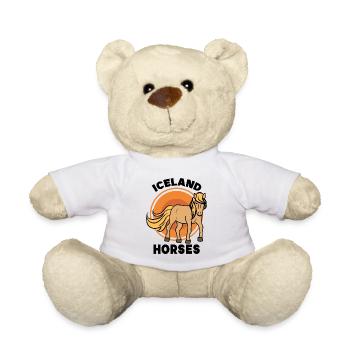 Islandpferde Pferdenarr Statement Araber Trab - Teddy - Weiß - Vorne