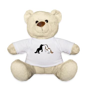 Islandpferde Pferde Pferdeliebe Galopp Araber - Teddy - Weiß - Vorne