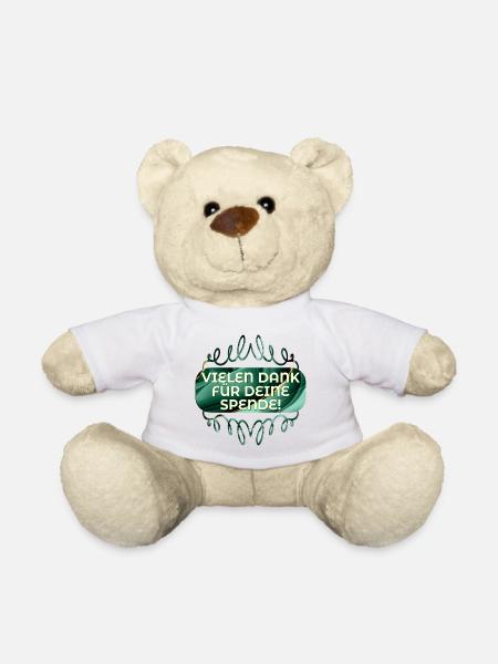 VIELEN DANK FÜR DEINE SPENDE - Teddy - Weiß