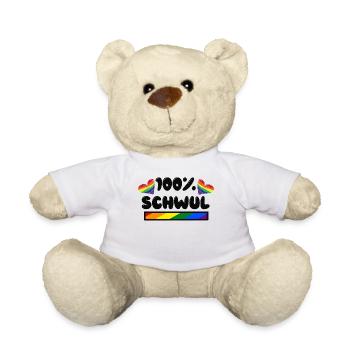 Herz Lgbt Schwul Statement Rechte Homosexueller - Teddy - Weiß - Vorne