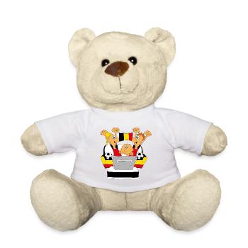 FUßBALL - WELTMEISTERSCHAFT - BELGIEN - BELGIUM - Teddy - Weiß - Vorne
