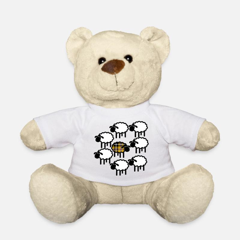 Cornish sheep don’t follow the flock - Teddy Bear - white