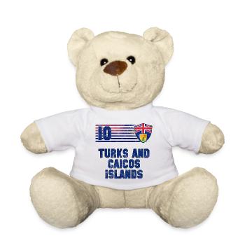 Équipe des îles Turques et Caïques de football - Nounours - blanc - Devant