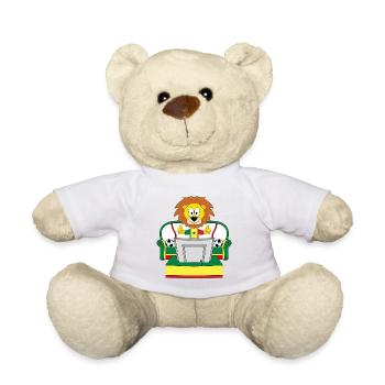 FUßBALL - WELTMEISTERSCHAFT - SENEGAL - LÖWE - Teddy - Weiß - Vorne