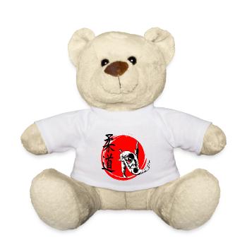 Judo - Teddy Bear - white - Front