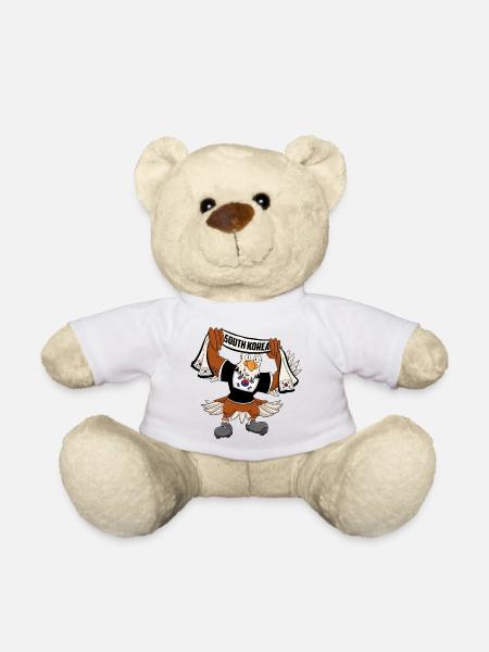 South Korean Eagle - Teddy Bear - white