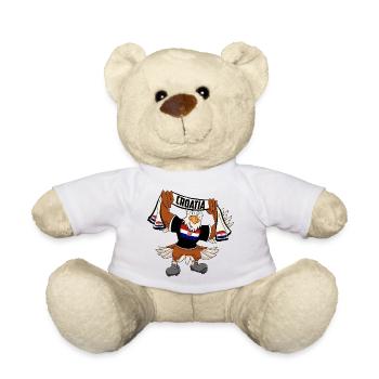 Croatie Eagle - Nounours - blanc - Devant