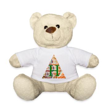 Triangle E 56 h - Nounours - blanc - Devant