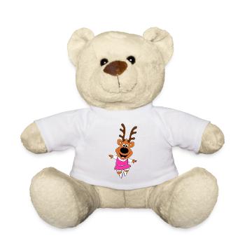 REH - TANZEN - BALLETT - BALLERINA - TÄNZERIN - Teddy - Weiß - Vorne