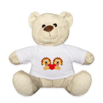 IGEL - HERZ - LIEBE - TIERE - TIERISCH - VERLIEBT - Teddy - Weiß - Vorne