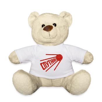 Sputnik Russischer Satellit Spruch Soviet Russland - Teddy - Weiß - Vorne