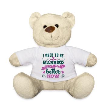 Women Divorce - Teddy Bear - white - Front
