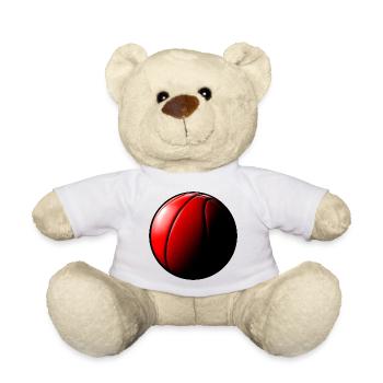 Basketball Sunrise Round - Nounours - blanc - Devant