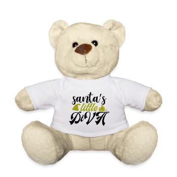 Santa s - Teddy Bear - white - Front