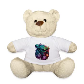 Chaos and Color: The Troll of LoL - Teddy Bear - white - Front