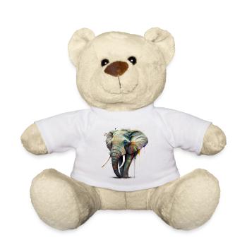 Un avec la nature - Eléphant - Nounours - blanc - Devant